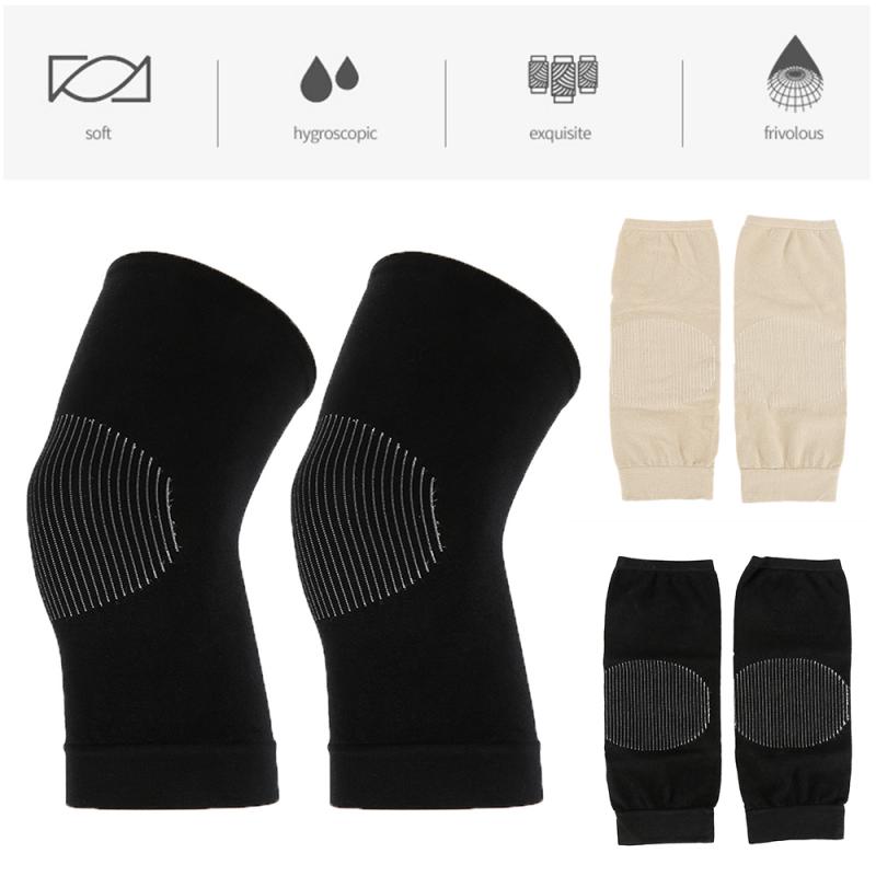 New Arrival 1 Pair Elastic Sports Kneepad Fitness Kneeling Pad Knee Brace Support Protectors Suitable for Fitness Basketball Cycling