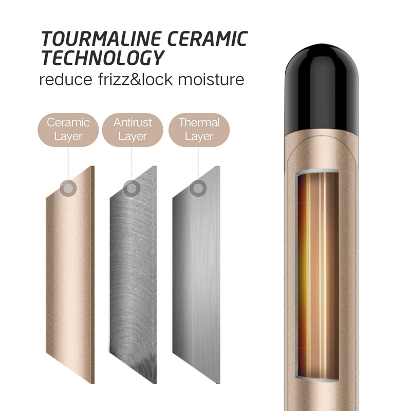 New Arrival Electric Professional Ceramic Hair Curler LCD Curling Iron Roller Curls Wand Waver Fashion Styling Tools