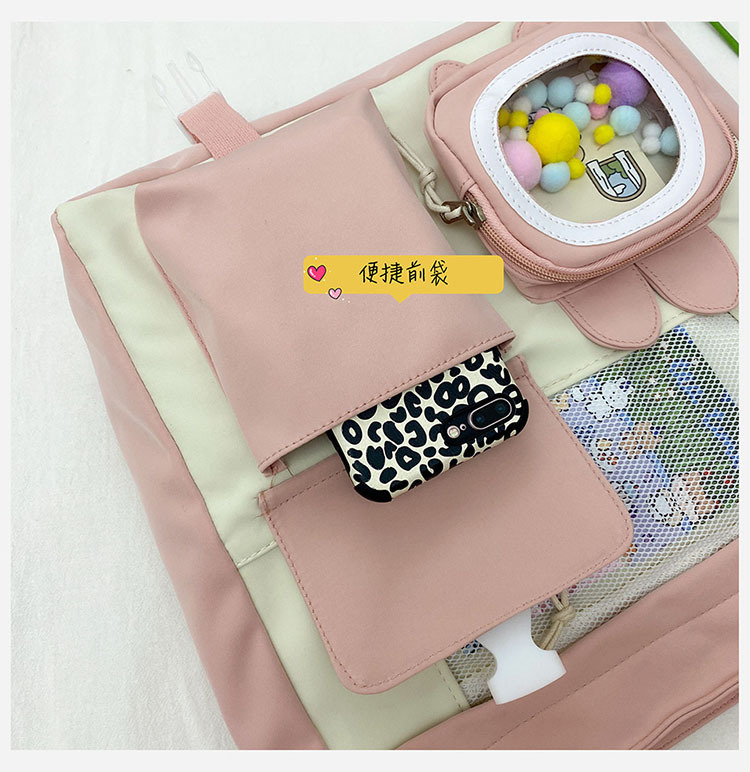 Handbags For Girls Ladies Women Multi-pocket design Shoulder Tote Bag Zipper Canvas Large Capacity Female Crossbody Bags