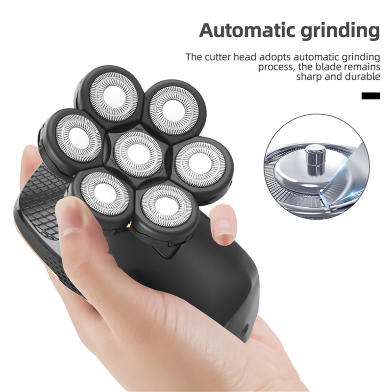 New Arrival Men's Rechargeable Shaver 7D Floating Shaving Head Beard Trimmer 5 in1 Rechargeable Shaver Multifunctional Trimmer For Men