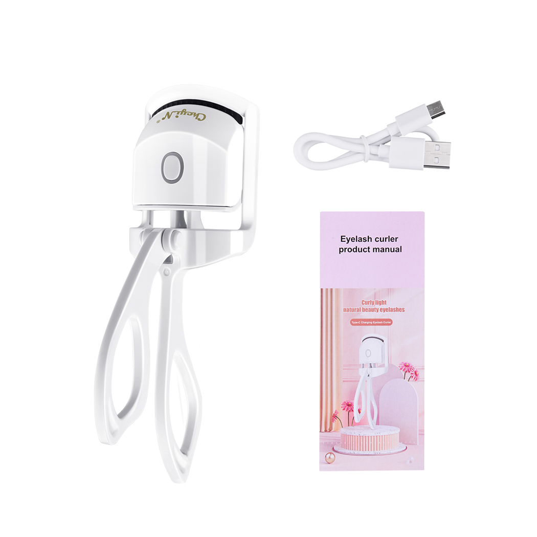 Electric Heated Eyelash Curler Curling Charging Double-temperature Beauty Eyelashes Perm Clip Long-lasting Curl Quick Heating