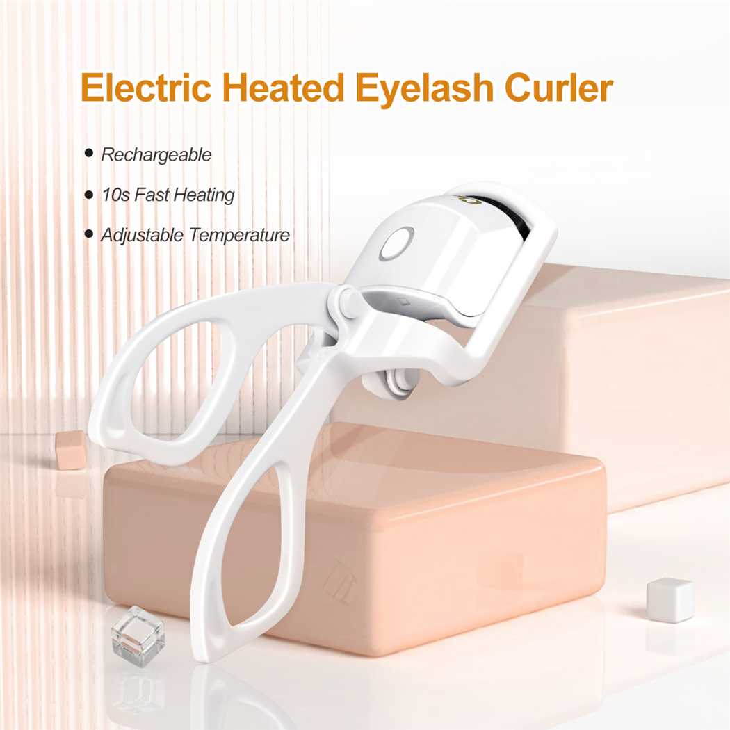 Electric Heated Eyelash Curler Curling Charging Double-temperature Beauty Eyelashes Perm Clip Long-lasting Curl Quick Heating