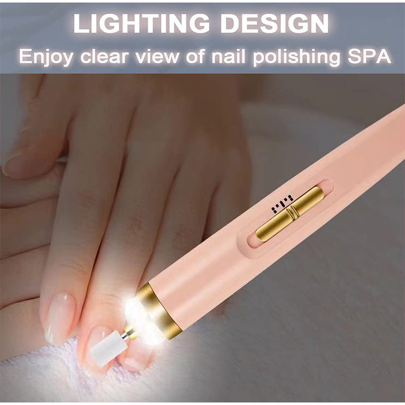 Electric Nail Drill Machine Nail Grinder Polishing Machine Portable Mini Electric Manicure Art Pen Tools For Gel Removal 1 Set