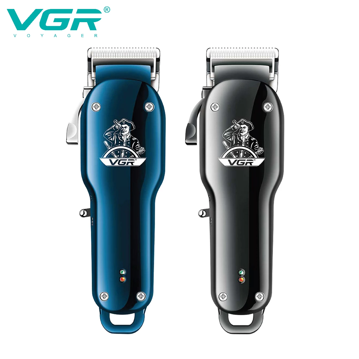 Hair Cutting Machine Electric Hair Clipper Professional Haircut Barber USB Rechargeable Cordless Hair Trimmer For Men V-679 Stainless Steel Blade With 4 Limit Comb 3/6/9/13 mm