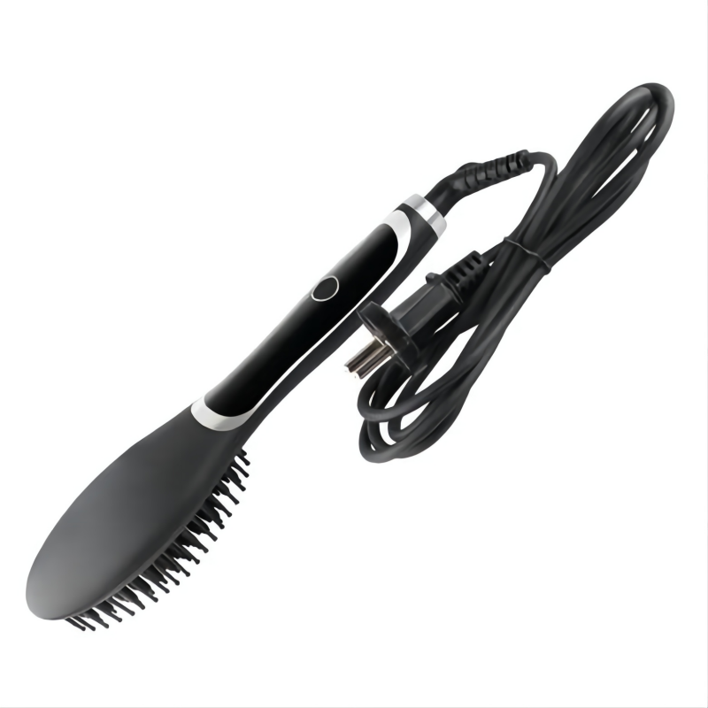 KM-1320 Hair Straightener Comb Hairdressing Salon Wave Curler Straight Curling Dual-purpose LED Display Hair Dryer Electric Hair Comb