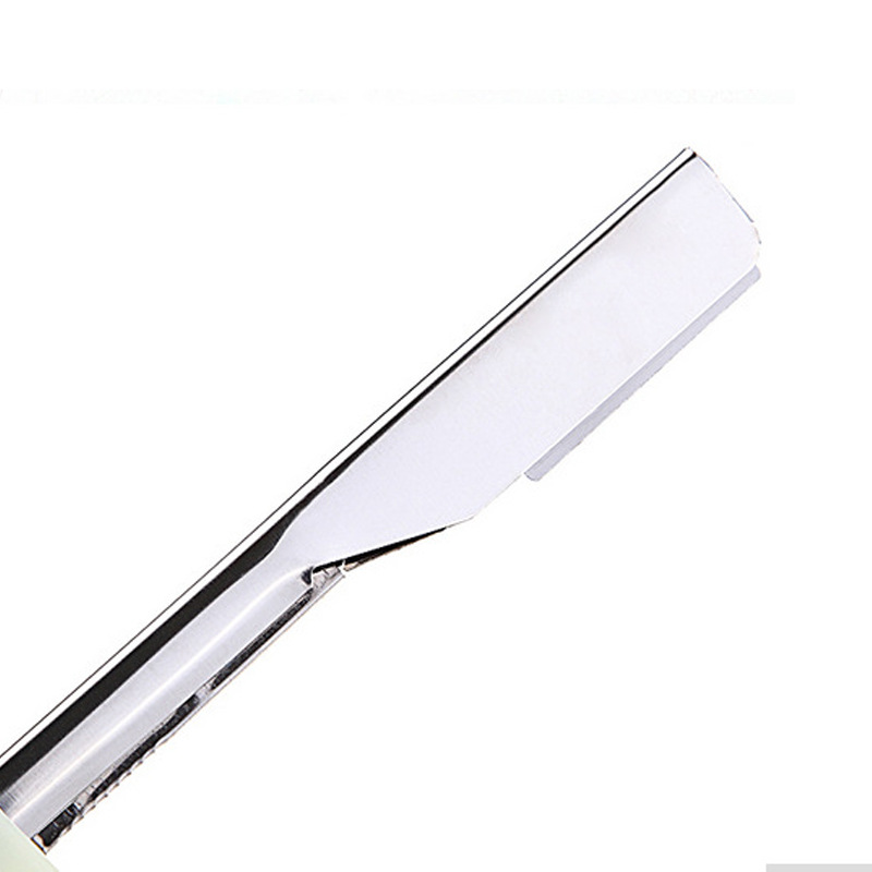 Men Straight Edge Folding Razor with Plastic Handle Vintage Salon Barber Manual Beard Shaver Cutter Holder without Blade