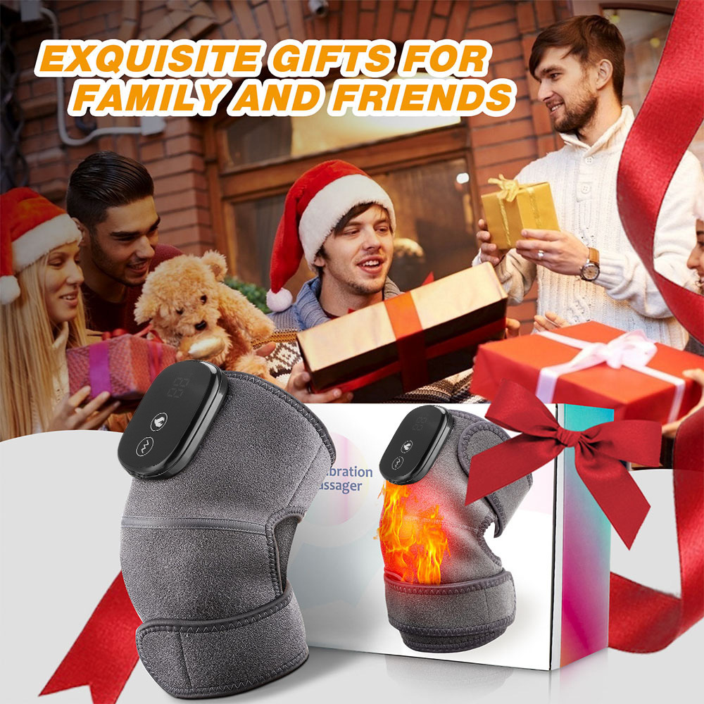 Electric Heating Shoulder Pads Massager Joint Brace Vibration Massage Knee Support Brace Belt Arthritis Pain Rehabilitation Physiotherapy
