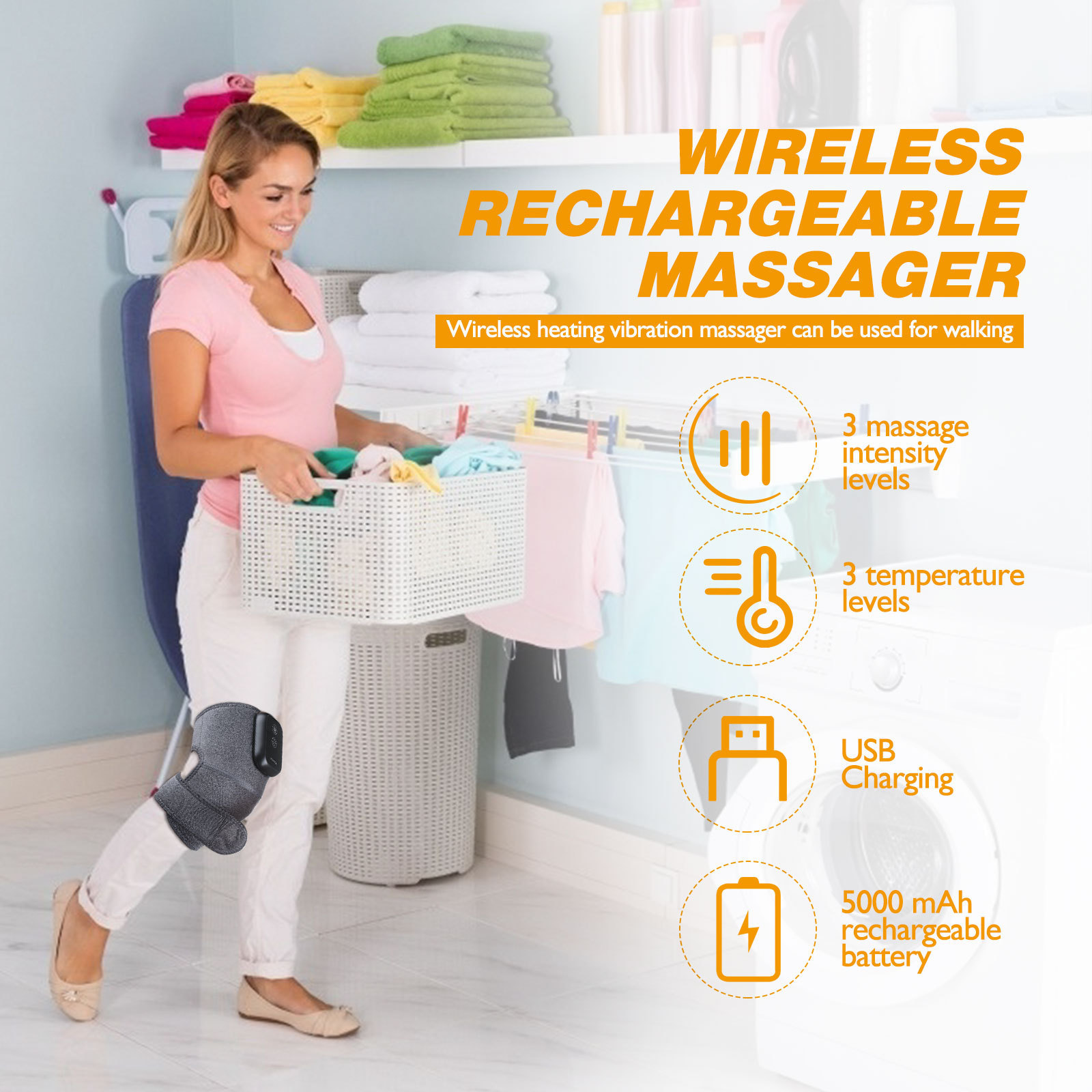 Electric Heating Shoulder Pads Massager Joint Brace Vibration Massage Knee Support Brace Belt Arthritis Pain Rehabilitation Physiotherapy