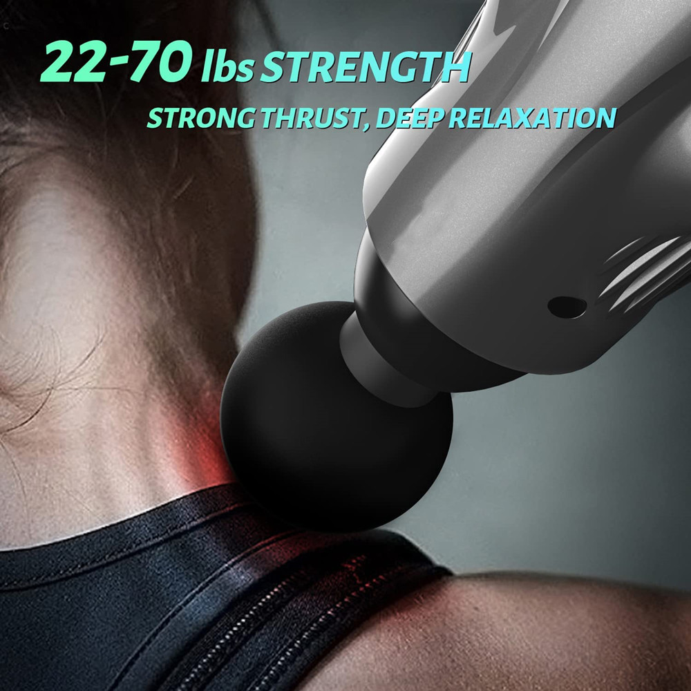Massage Gun Muscle Relaxation Deep Tissue Massager Pain Relief Back Foot Massager Handheld Relaxing Electric Sports Massager