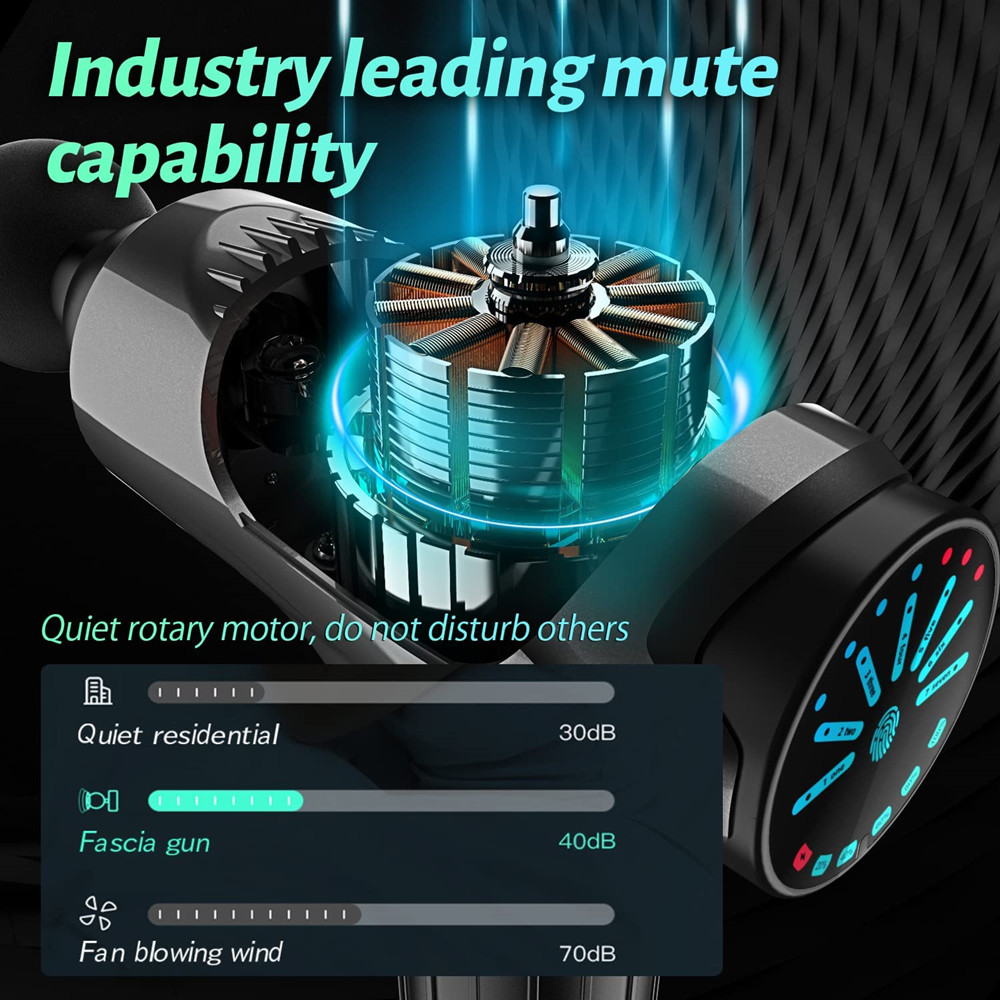 Massage Gun Muscle Relaxation Deep Tissue Massager Pain Relief Back Foot Massager Handheld Relaxing Electric Sports Massager