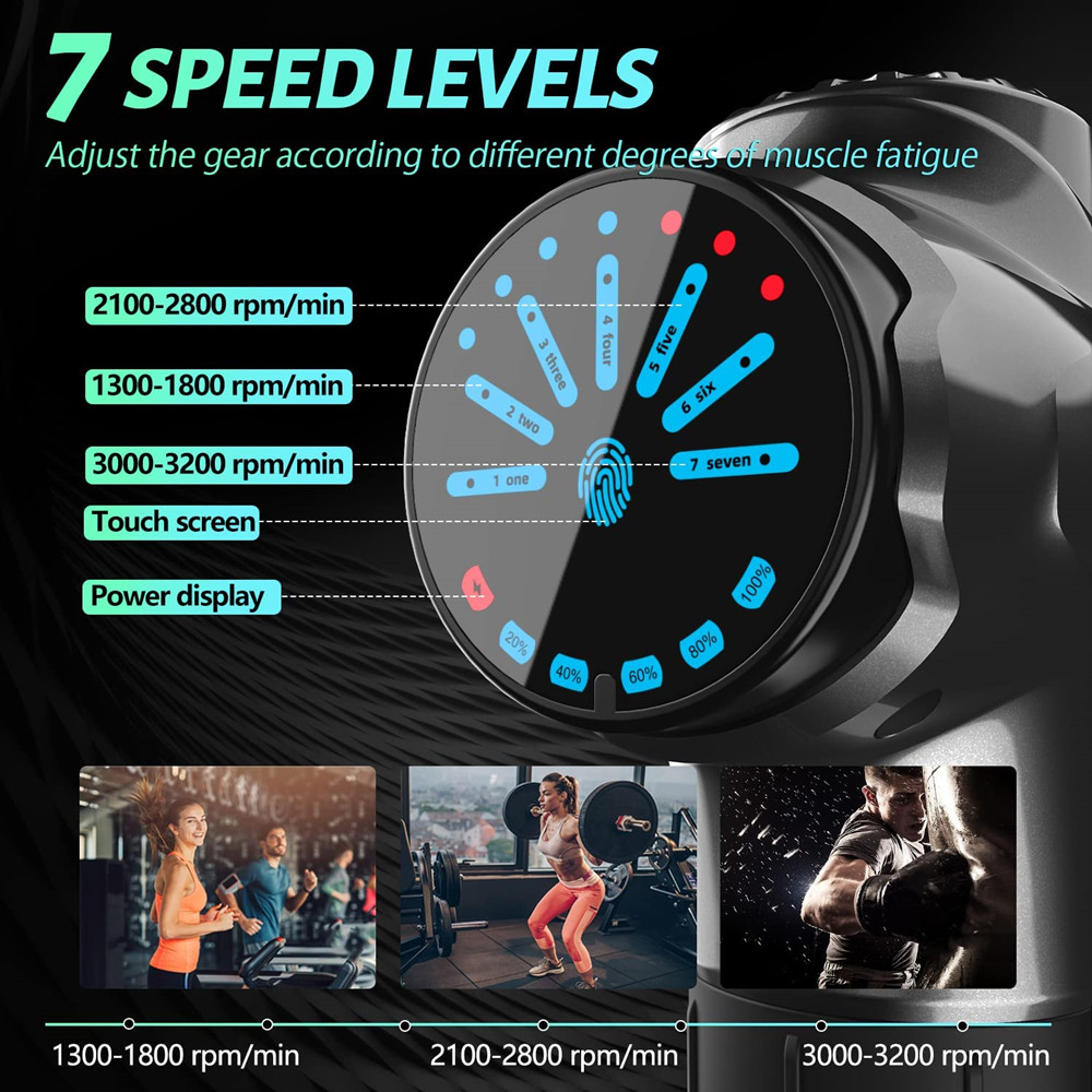 Massage Gun Muscle Relaxation Deep Tissue Massager Pain Relief Back Foot Massager Handheld Relaxing Electric Sports Massager