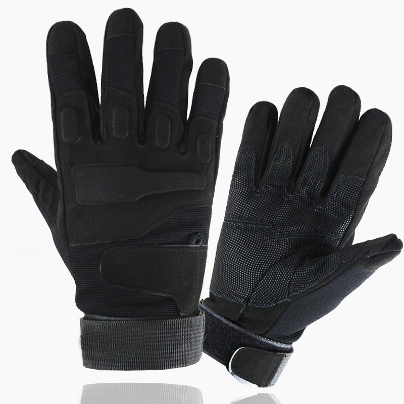 Tactical Gloves Outdoor Sports Army Full Finger Combat Motocycle Slip-resistant Carbon Fiber Tortoise Shell Gloves