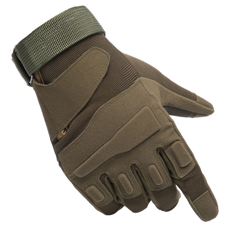 Tactical Gloves Outdoor Sports Army Full Finger Combat Motocycle Slip-resistant Carbon Fiber Tortoise Shell Gloves