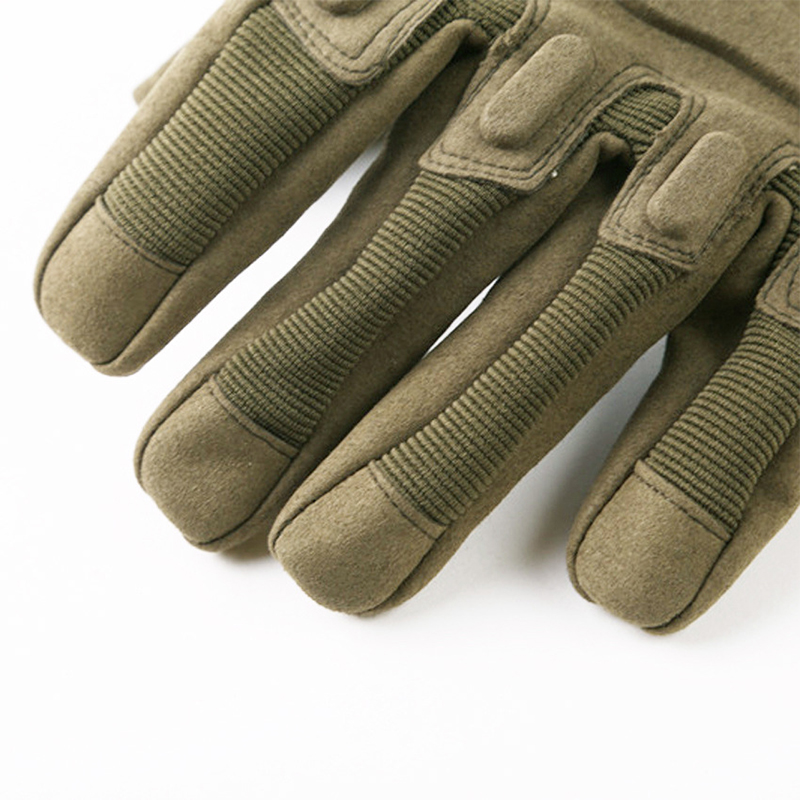 Tactical Gloves Outdoor Sports Army Full Finger Combat Motocycle Slip-resistant Carbon Fiber Tortoise Shell Gloves