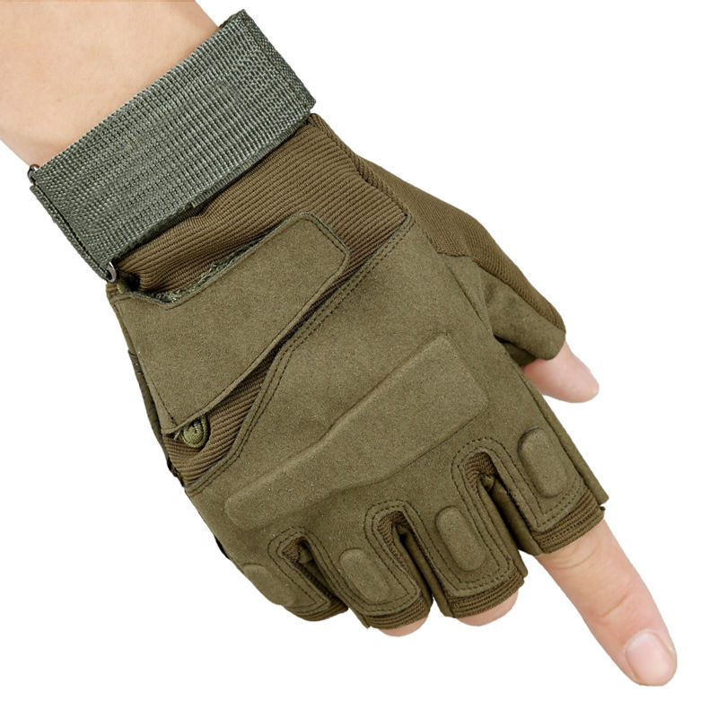 Mens Outdoor Military Tactical Gloves Army Full Finger Combat Bicycle Riding Sport Slip-resistant Half Finger Mtb Gloves