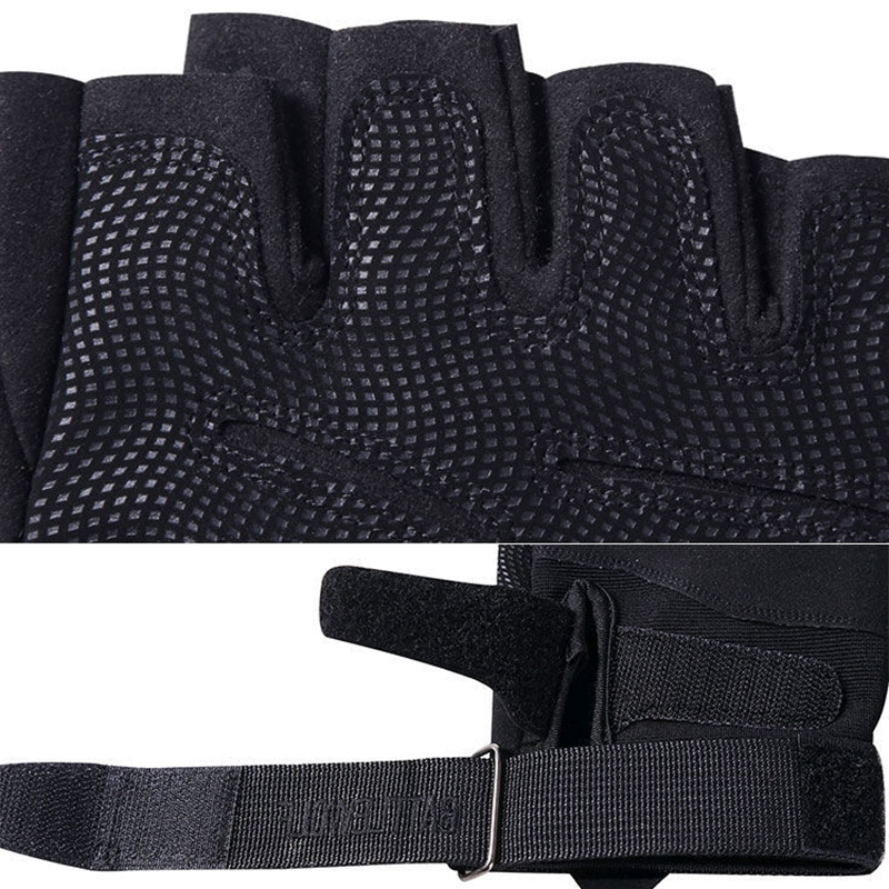 Mens Outdoor Military Tactical Gloves Army Full Finger Combat Bicycle Riding Sport Slip-resistant Half Finger Mtb Gloves