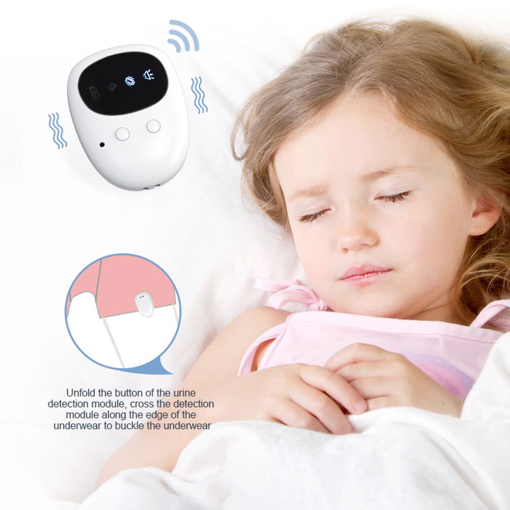Wireless Bedwetting Alarm Pee Alarm with Receiver & Clip-on Transmitter for Kids Potty Training Elder Care Sound Reminding Potty Training Watch Baby & Maternity Products