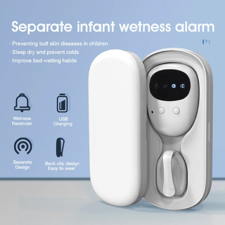 Wireless Bedwetting Alarm Pee Alarm with Receiver & Clip-on Transmitter for Kids Potty Training Elder Care Sound Reminding Potty Training Watch Baby & Maternity Products
