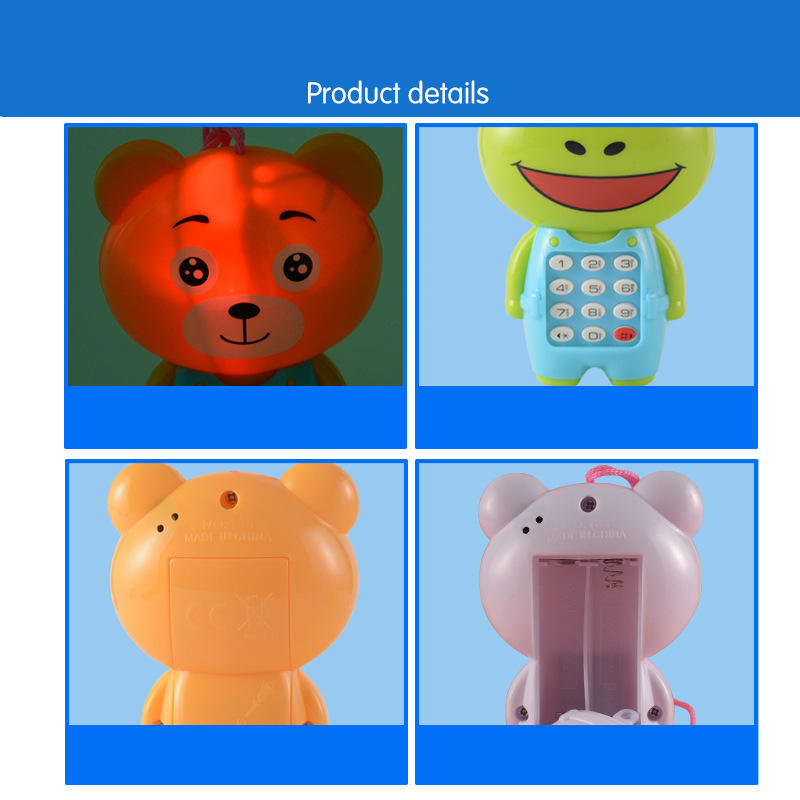 Electronic Toy Phone Musical Mini Cute Children Phone Early Education Cartoon Mobile Phone Telephone Cellphone Baby Toys
