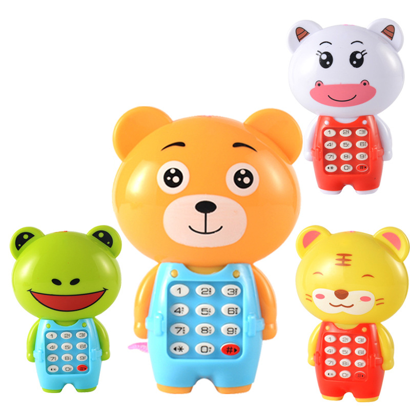 Electronic Toy Phone Musical Mini Cute Children Phone Early Education Cartoon Mobile Phone Telephone Cellphone Baby Toys