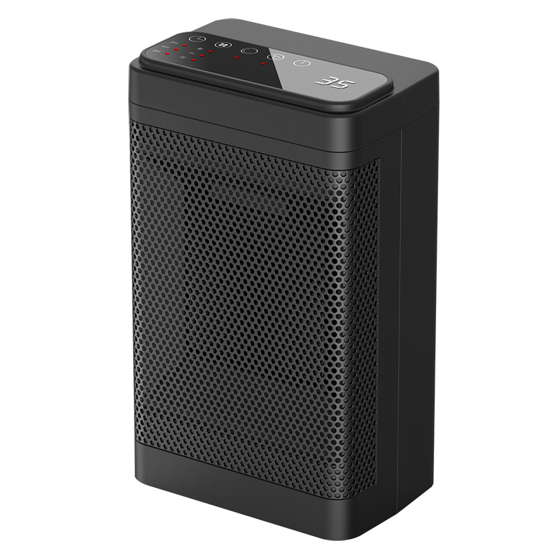 Heater For Home Electric Fan LED Display PTC Ceramic Space Heater 3 Temperature Adjustable Settings Portable
