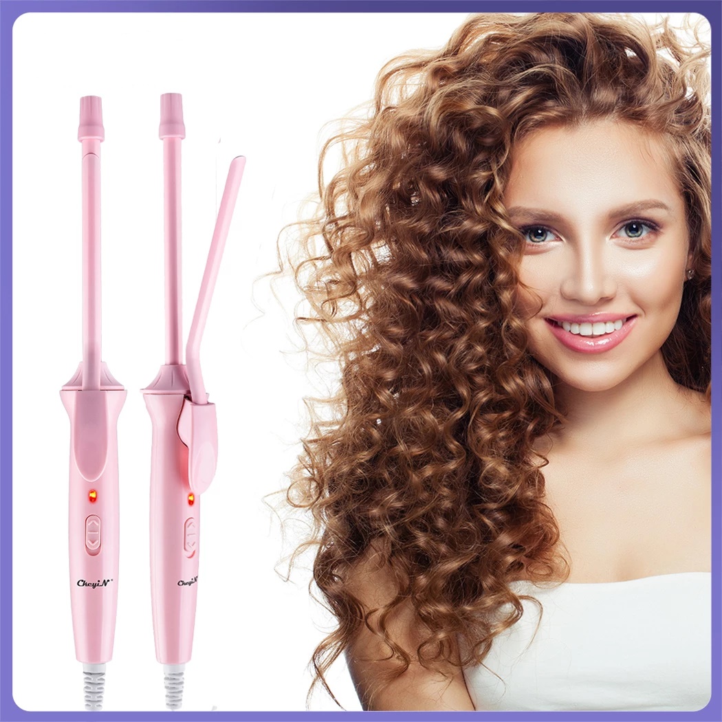 Professional 9mm Hair Curling Iron Ceramic Curler Roller Wand Fast Heating Long Lasting Curly Anti-scalding Styling Tool