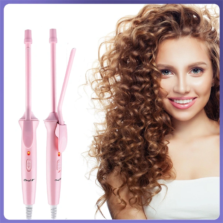 Professional 9mm Hair Curling Iron Ceramic Curler Roller Wand Fast Heating Long Lasting Curly Anti-scalding Styling Tool