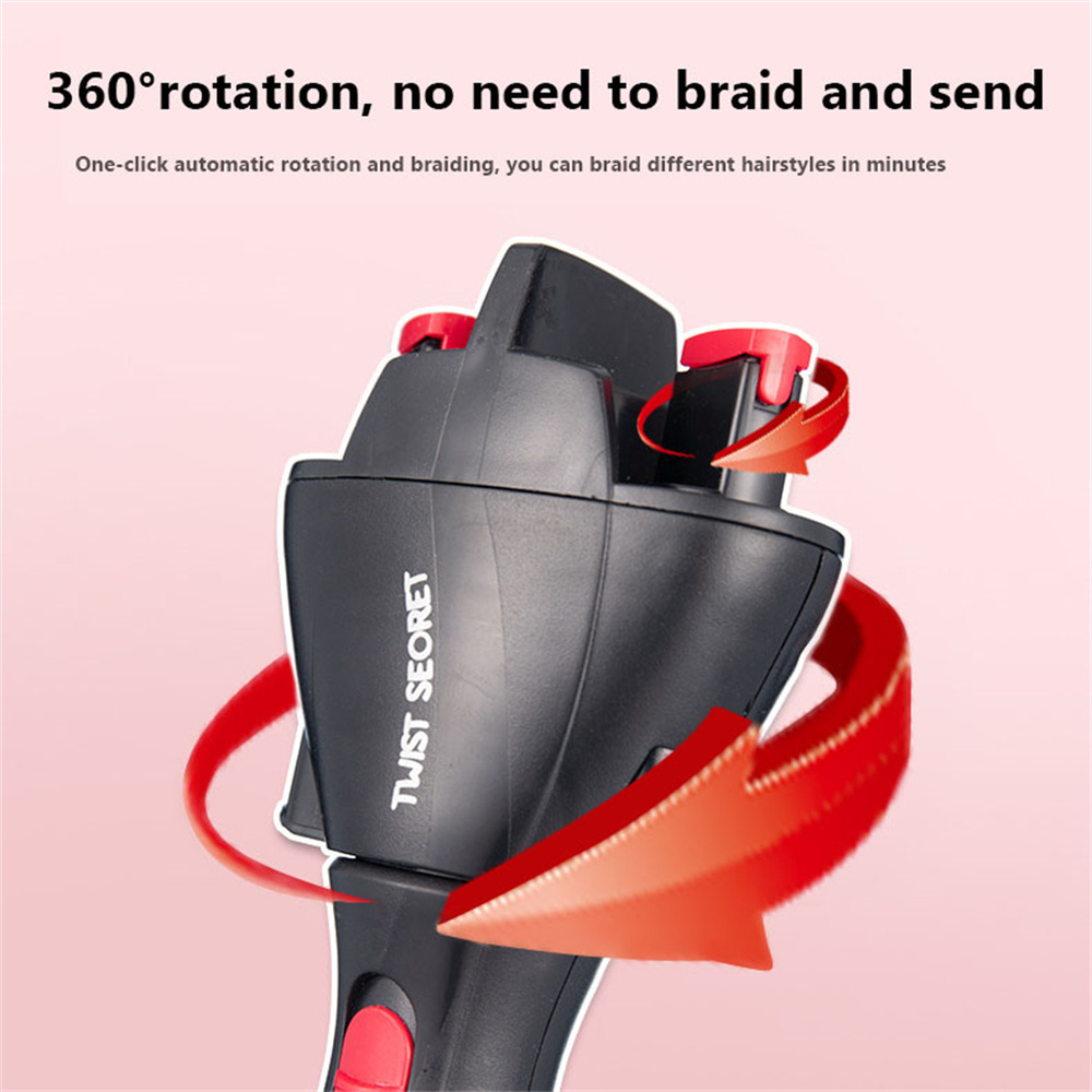 Electric Automatic Hair Braider Portable Braiding Hair Machine Toys For Girl Child Gift DIY Twist Braider Machine Hairstyle Tool