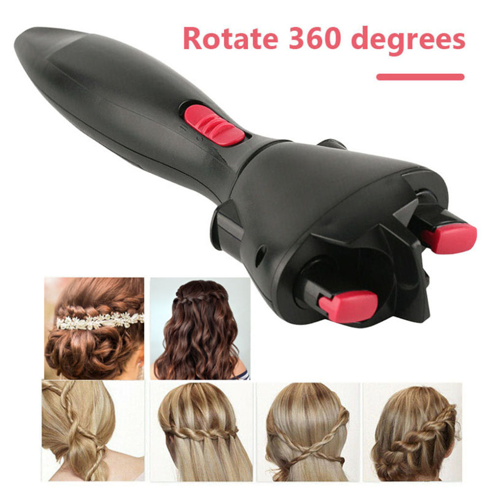 Electric Automatic Hair Braider Portable Braiding Hair Machine Toys For Girl Child Gift DIY Twist Braider Machine Hairstyle Tool