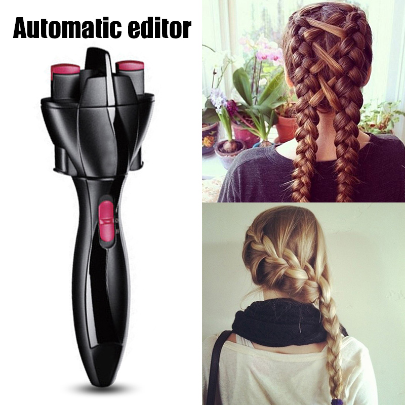 Electric Automatic Hair Braider Portable Braiding Hair Machine Toys For Girl Child Gift DIY Twist Braider Machine Hairstyle Tool