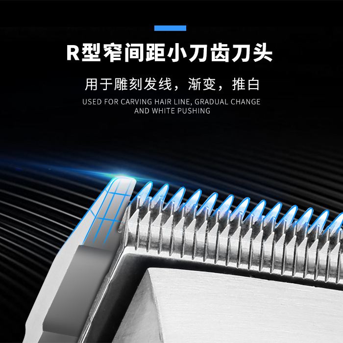 Kemei Professional Clipper All-metal Rechargeable Hair Trimmer For Barber Men Electric Beard Shaver Hair Cutting Machine