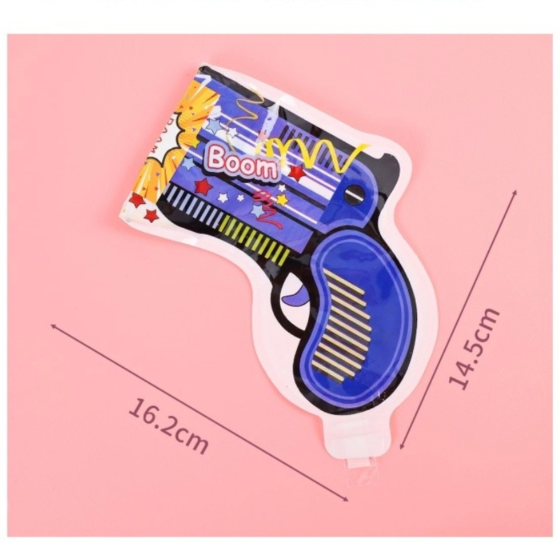 12pcs Confetti Cannon Handheld Inflatable Fireworks Gun Sparkle Sequin Wedding Celebration Birthday Party Game Tricky Props
