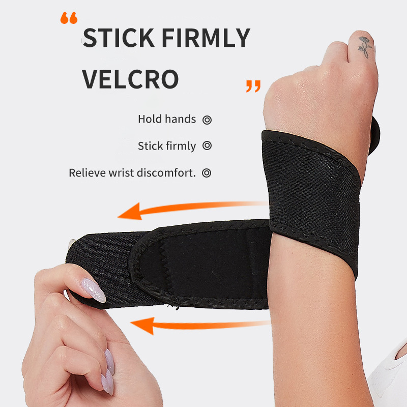 Sports Wrist Brace Support Adjustable Wristband Band Elastic Strap for Weight Lifting Fitness Basketball Training Women Men