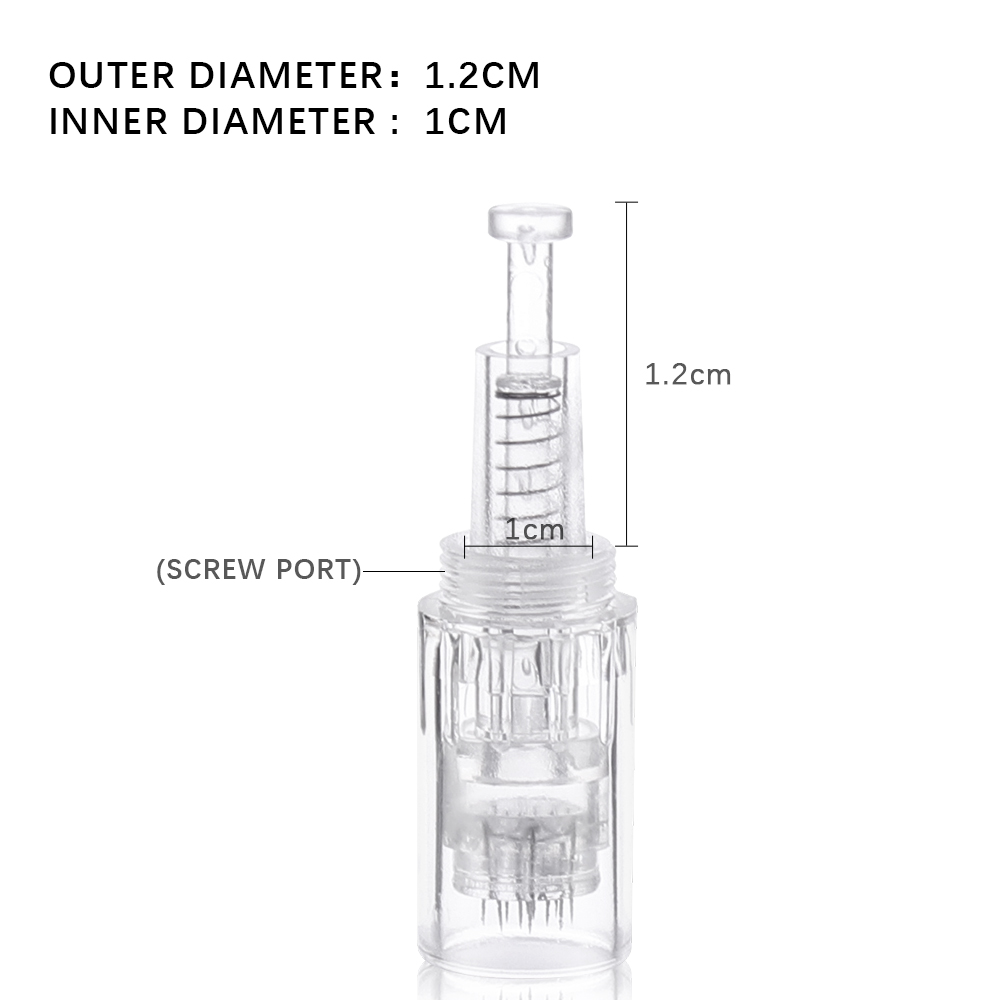 10pcs/lot Screw Bayonet Cartridge Replacement For Derma Pen A1 MYM Ultima A6 12pin/36pin/42 pin/Nano Micro Needles Tattoo Needles