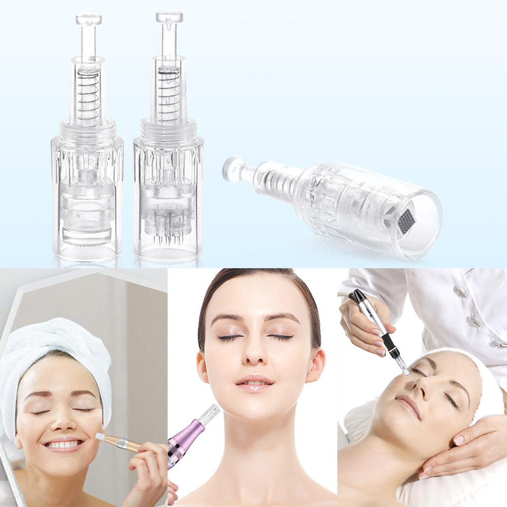 10pcs/lot Screw Bayonet Cartridge Replacement For Derma Pen A1 MYM Ultima A6 12pin/36pin/42 pin/Nano Micro Needles Tattoo Needles