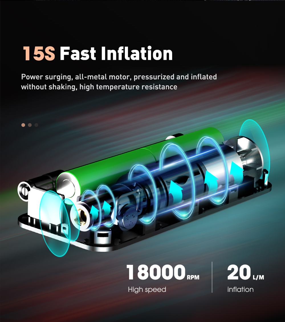 Air Compressor 12v Air Pump For Car Portable Tyre Inflator Electric Motorcycle Pump Air Compressor For Car Motorcycles Bicycles