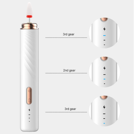 Portable Electric Nail Drill Machine For Manicure 13500RPM Cordless Milling Cutter Set For Gel Polishing USB Nail Drill