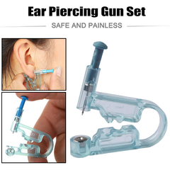 New Arrivals 1pcs Sterile Painless Ear Piercing Tool Disposable Piercing No Inflammation Nose Clips Ear Piercing Gun Blue