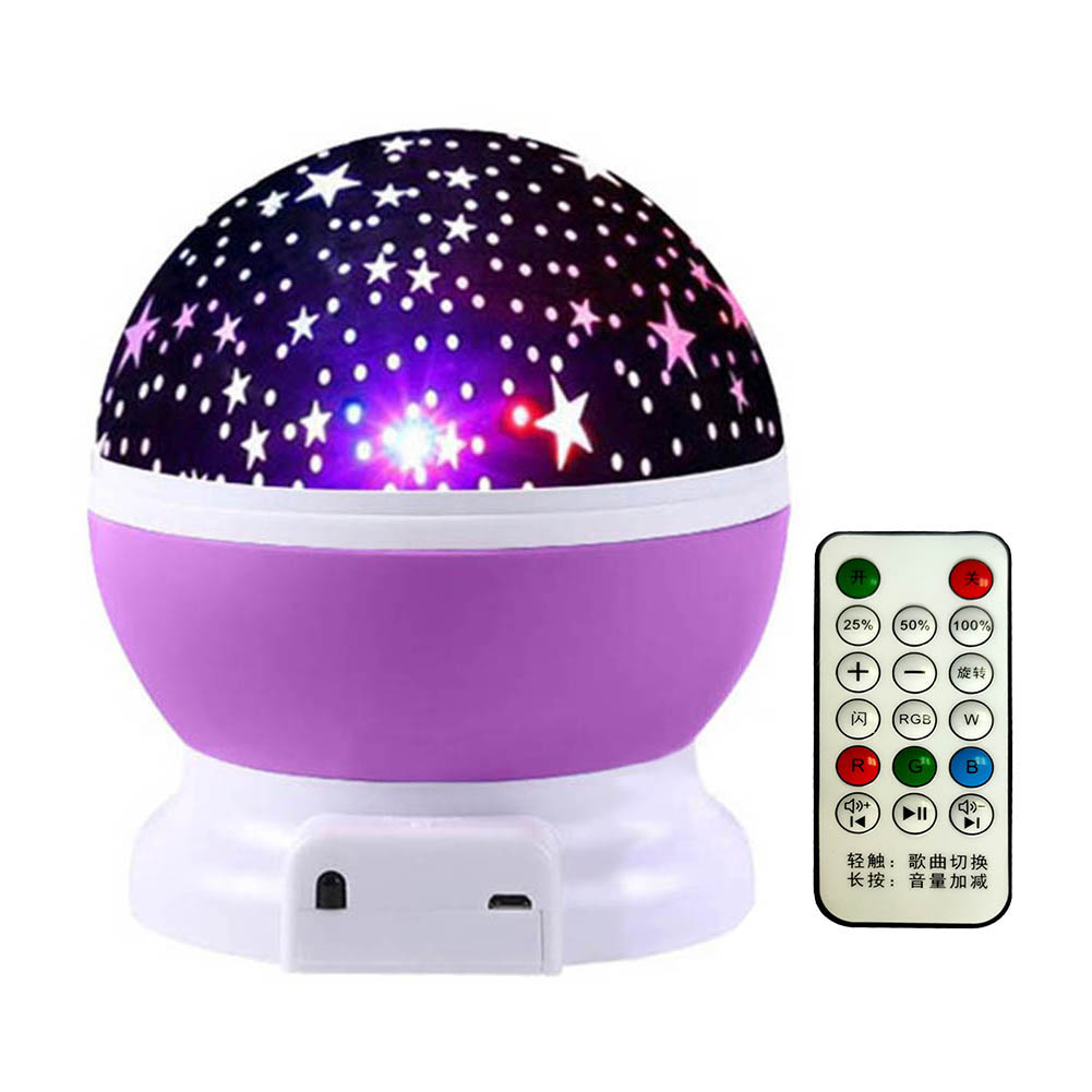 Galaxy Projector Lamp Starry Sky Rotating LED Projector Star Moon Galaxy Night Light USB Nightlight Remote Control Moon Light Party Lights Disco Ball Lamps With Bluetooth-compatible audio function