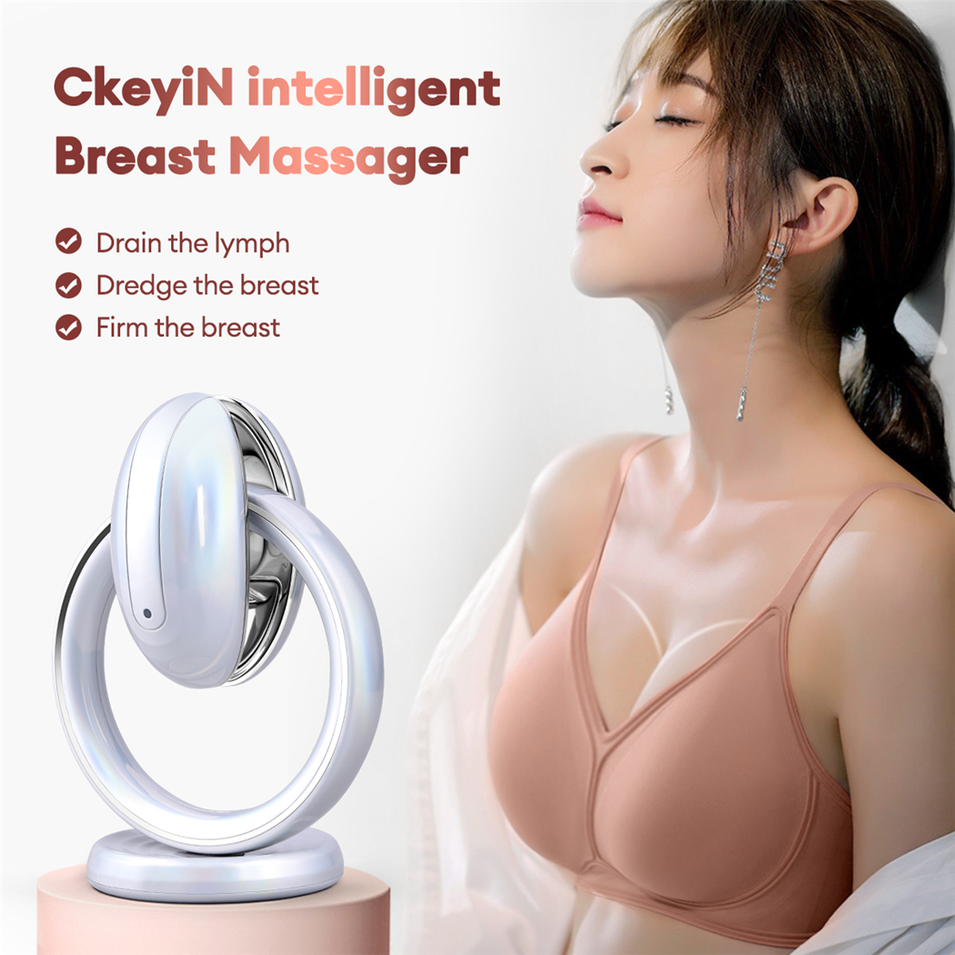 New Arrival Electric Breast Massager EMS Pulse Bust Lift Enhancer Wireless Sonic Vibration Breast Enlargement Bra Anti-Chest Sagging Drain the lymph Dredge the Breast Firm The Breast
