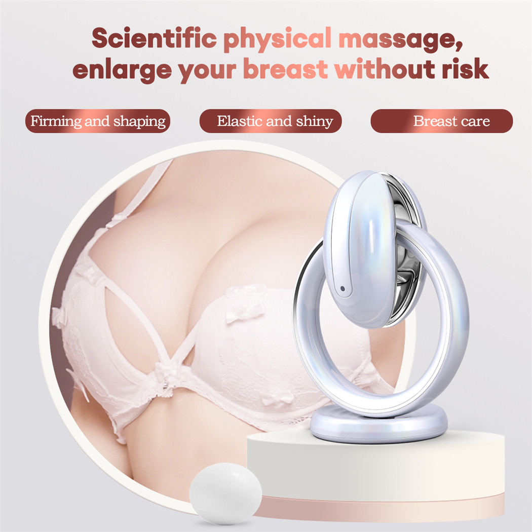 New Arrival Electric Breast Massager EMS Pulse Bust Lift Enhancer Wireless Sonic Vibration Breast Enlargement Bra Anti-Chest Sagging Drain the lymph Dredge the Breast Firm The Breast