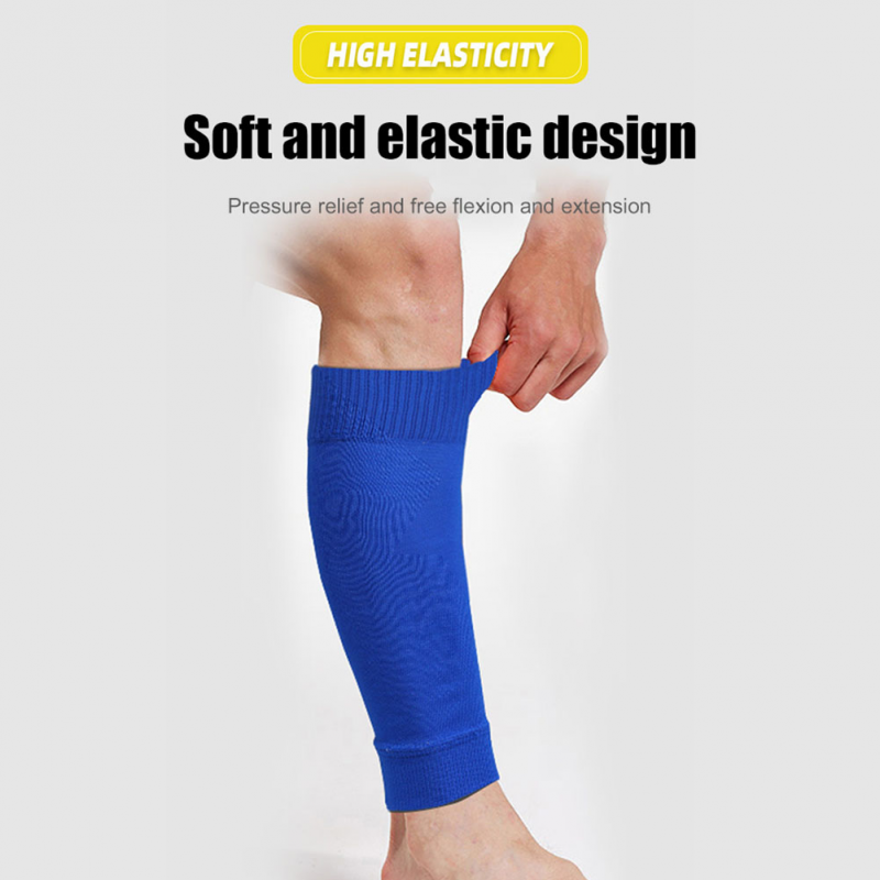 1 pair Men's Leg Warmers Basketball Football Sports Socks Adult Shin Guard Calf Socks Children's Leg Brace Socks Calcetines Hombre New