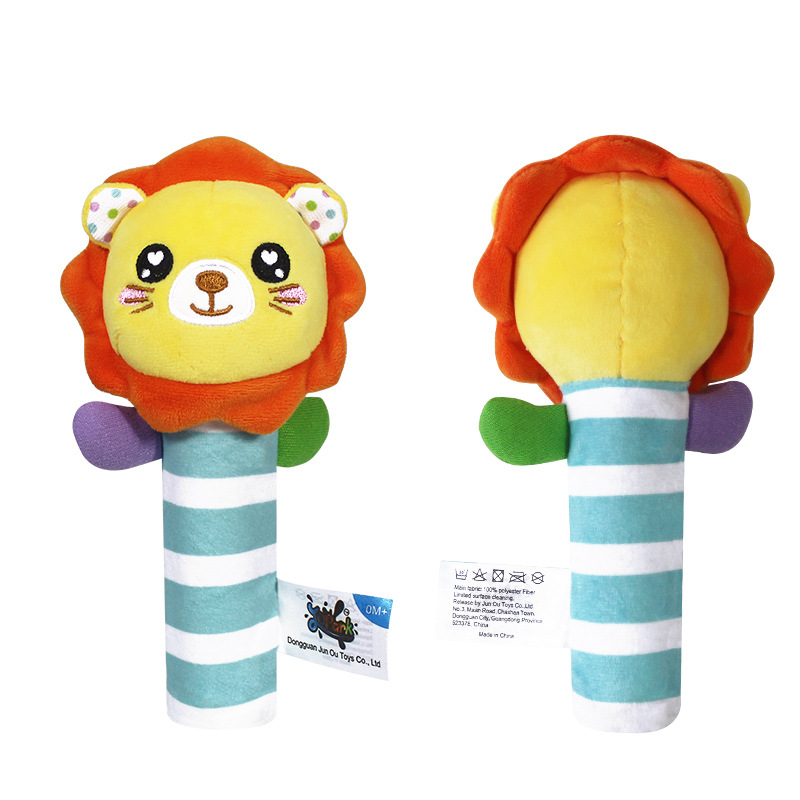 New Baby Soothing BB Stick Educational Toys Neonatal Early Education Plush Toys Disney Baby Toys Peripheral Soft Plush Ringing Toy Educational Early Education Bb Stick Baby Grip Comfort Training