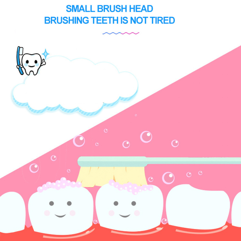 New Arrival Electric Automatic Children Ultrasonic Toothbrush Creative Cartoon Mini Round Brush With replaceable toothbrush heads