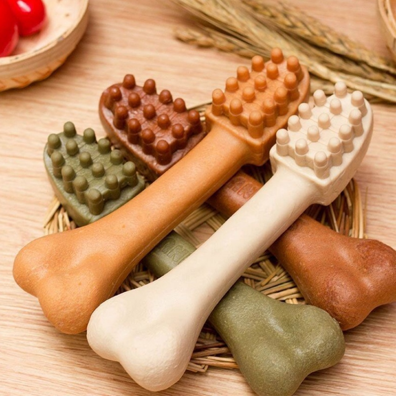 15g Yaho Pet Dog Dental Brush Chew Bone Dog Treats Bone-Brush Pet Snack Chewers Dog Toothbrush Doggy Puppy Dental Care For Dog Pet Accessories