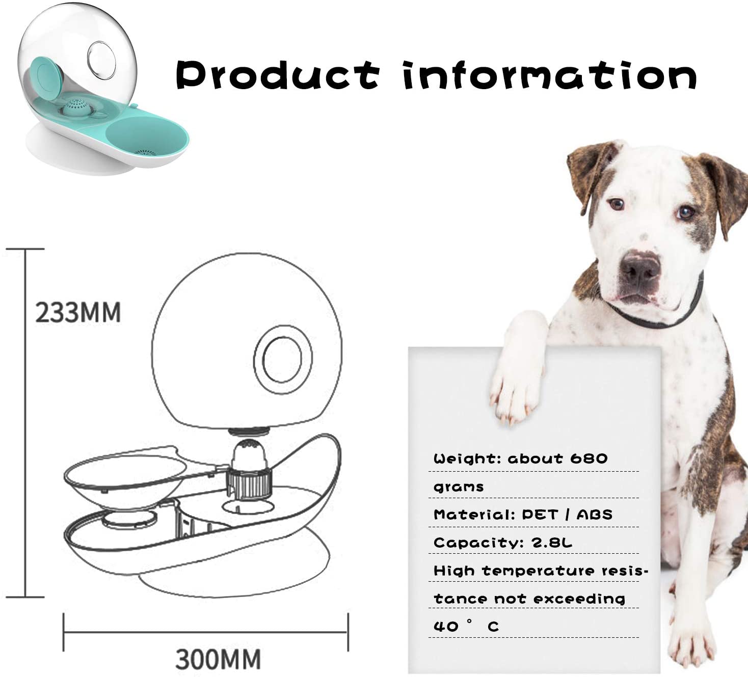 Snails Bubble Cat Water Fountain Automatic Pet Water Dispenser for Cats Dogs Large Capacity Cat Drinking Bowls Pet Supplies