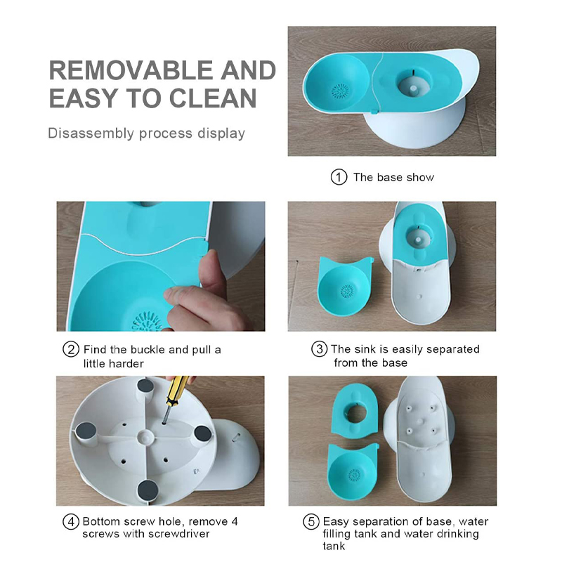Snails Bubble Cat Water Fountain Automatic Pet Water Dispenser for Cats Dogs Large Capacity Cat Drinking Bowls Pet Supplies