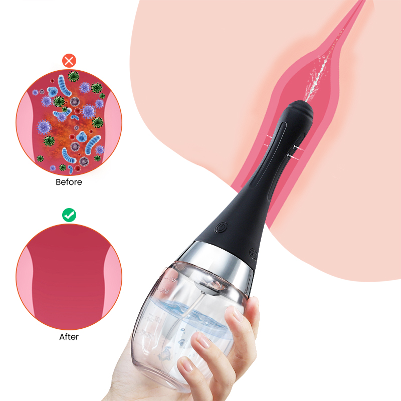 Electric Vaginal Douche Fully Automatic Anal Cleaning Tool Enema Irrigator Female Vaginal Cleaner Feminine Hygiene Product