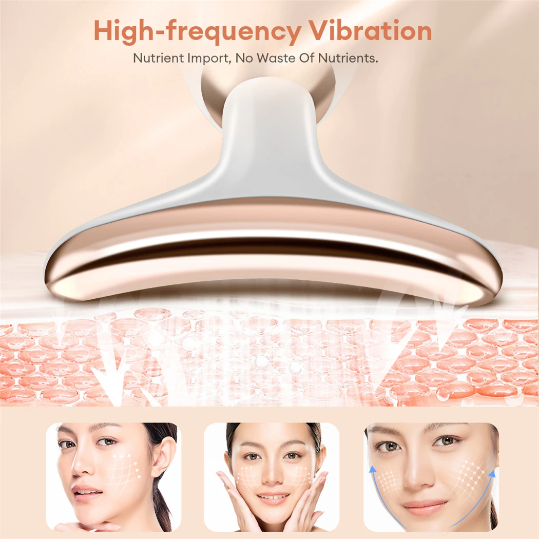 Electric Facial Lifting Massager Vibration Neck Slimming V Face Device Anti Aging Wrinkle Remover Neck Line Skin Firming