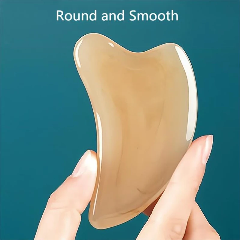 2 PCS/LOT Skin Scraping Resin Gua Sha Massage Board Guasha Plate Face Eye SPA Massager Scrapers Tools For Face Neck Back Body Legs